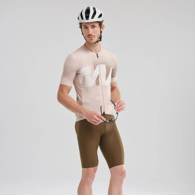 MAVIC AKSIUM GRAPHIC Camisola de manga curta Bege