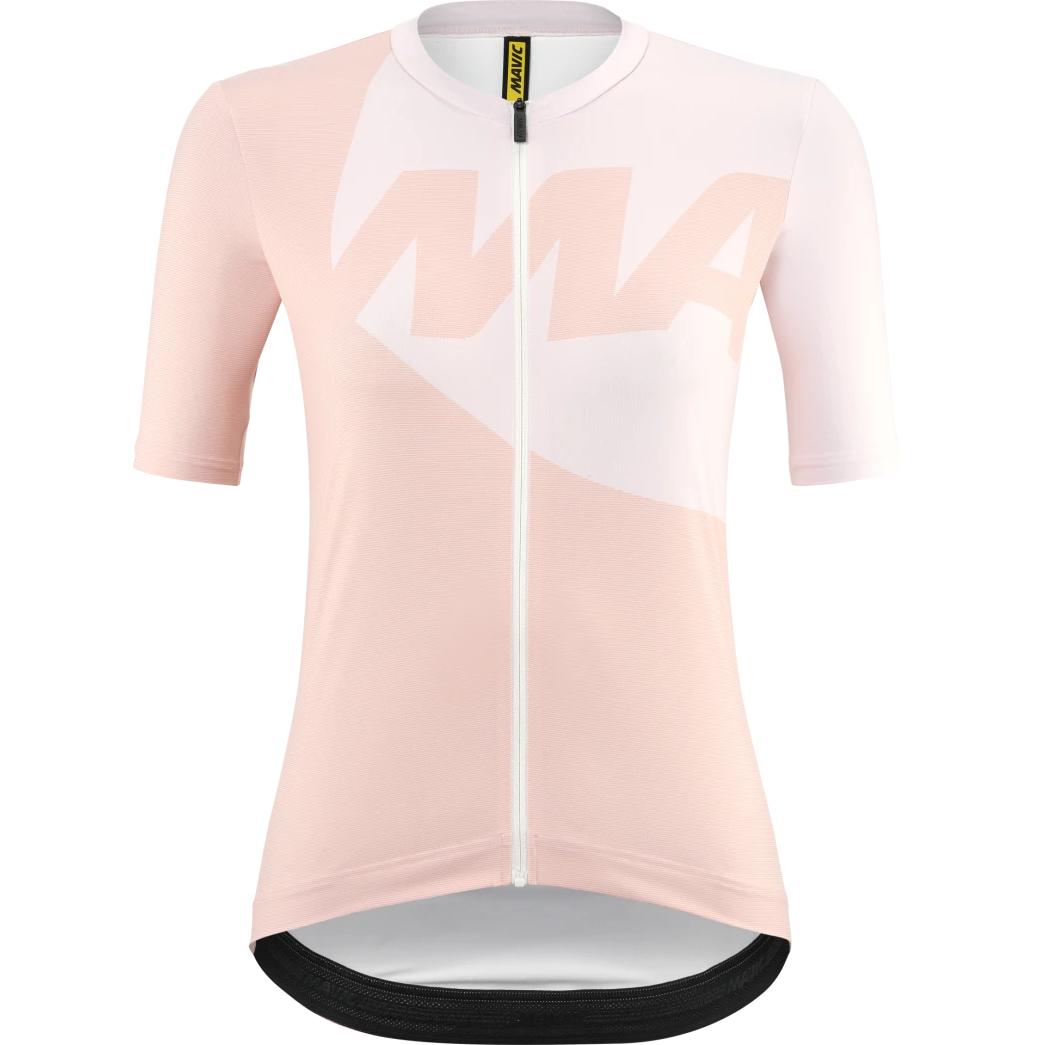 Camisola de manga curta MAVIC ICON GRAPHIC para mulher, cor-de-rosa