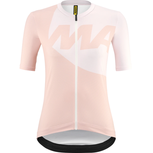 Camisola de manga curta MAVIC ICON GRAPHIC para mulher, cor-de-rosa
