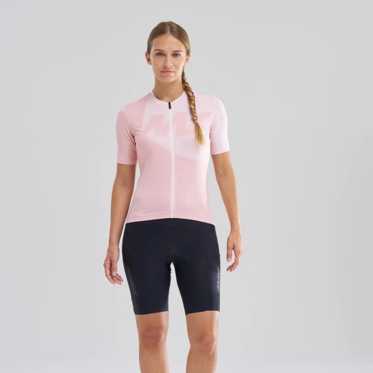 Camisola de manga curta MAVIC ICON GRAPHIC para mulher, cor-de-rosa