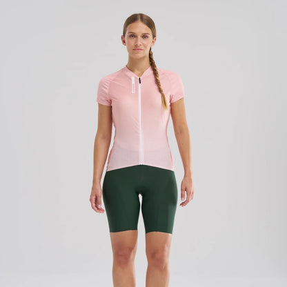 Camisola MAVIC AKSIUM Mangas Curtas Mulher Rosa