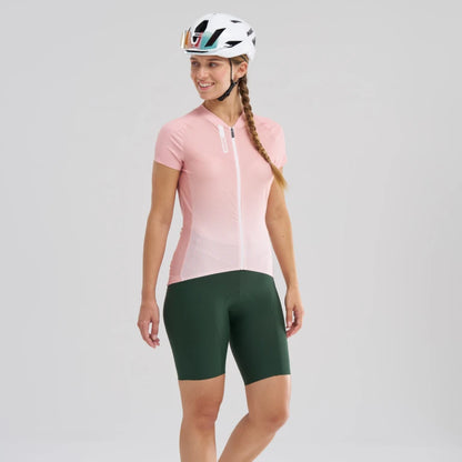 Camisola MAVIC AKSIUM Mangas Curtas Mulher Rosa