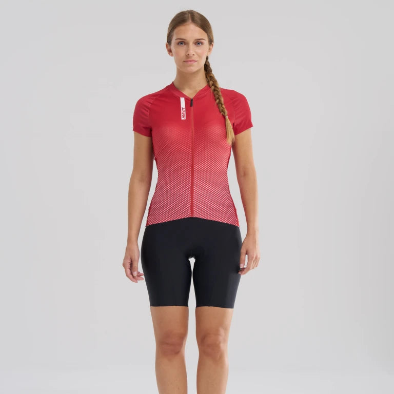 Camisola de manga curta MAVIC AKSIUM para mulher Vermelho