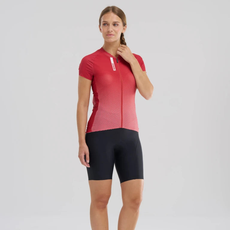 Camisola de manga curta MAVIC AKSIUM para mulher Vermelho