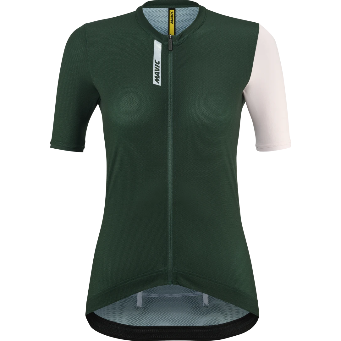 Camisola de manga curta MAVIC ESSENTIAL para mulher, verde