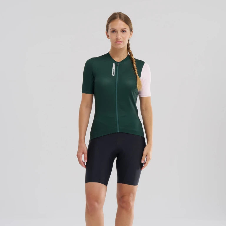 Camisola de manga curta MAVIC ESSENTIAL para mulher, verde
