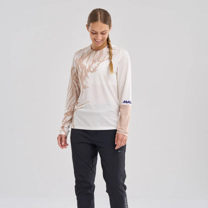 Jersey MAVIC DEEMAX ENDURO Mangas Compridas Mulher Branco