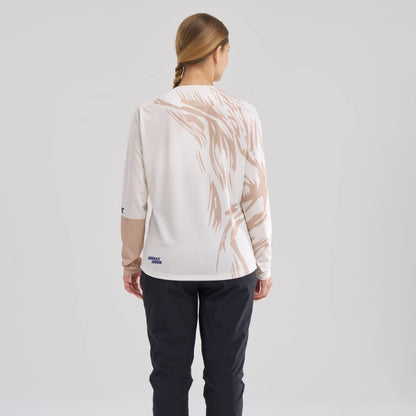 Jersey MAVIC DEEMAX ENDURO Mangas Compridas Mulher Branco