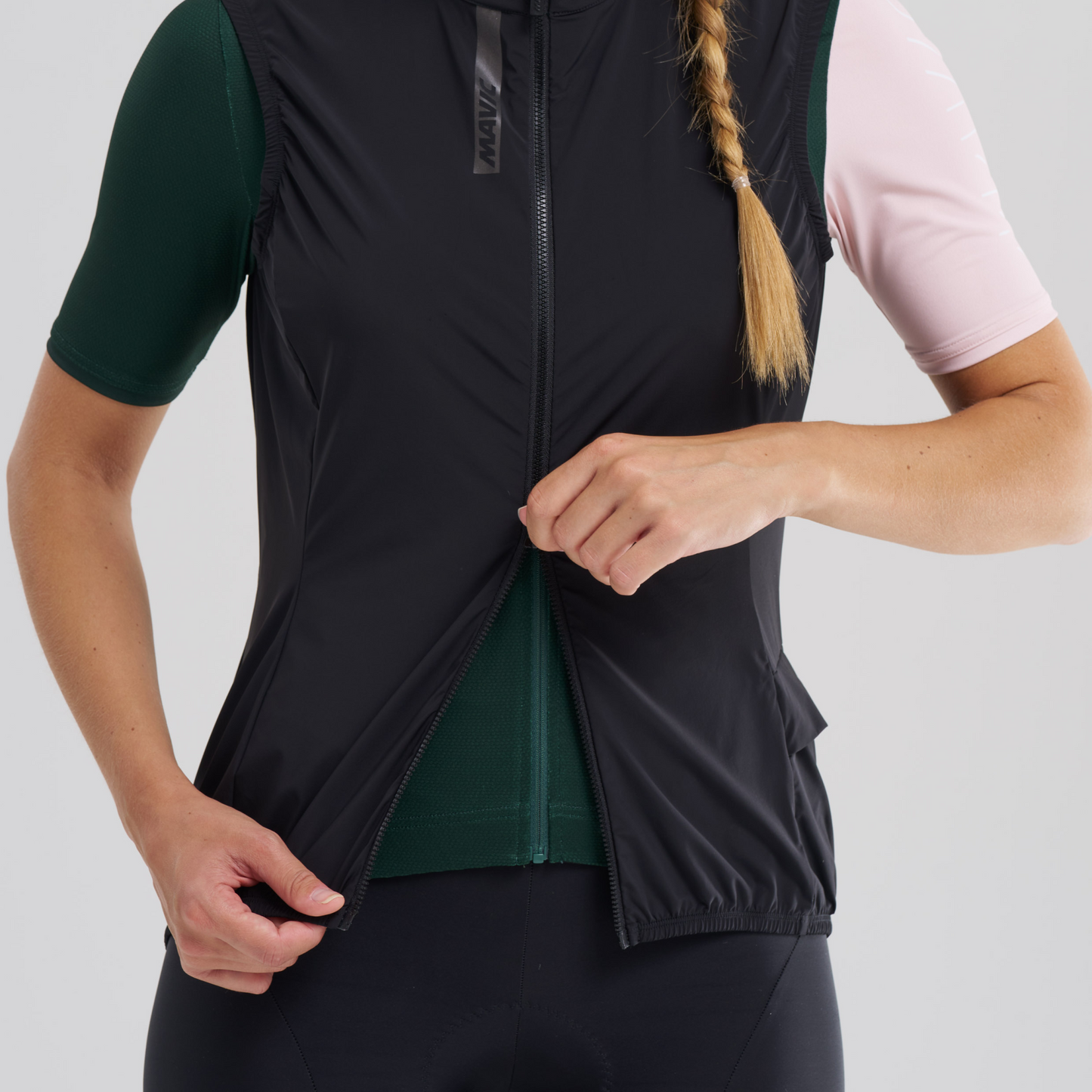Casaco sem mangas MAVIC AKSIUM WIND para mulher Preto