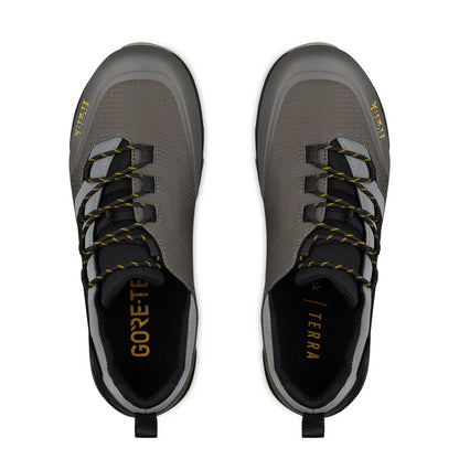 Sapatilhas BTT FIZIK TERRA ERGOLACE GTX FLAT Preto/Cinzento