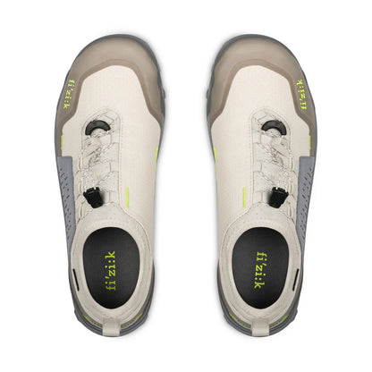 Sapato VTT FIZIK ERGOLACE 2 GTX FLAT Bege/Cinzento