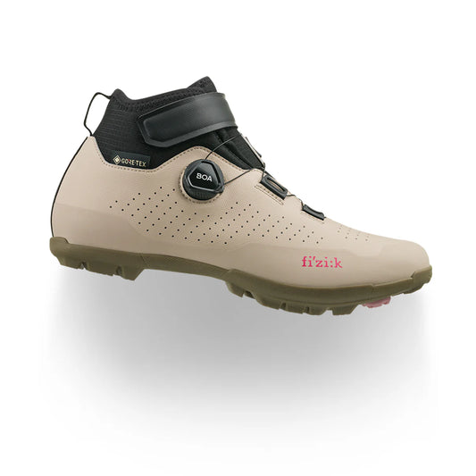 Sapatilhas de BTT de Inverno FIZIK TERRA ARTICA GTX X5 Bege/Preto