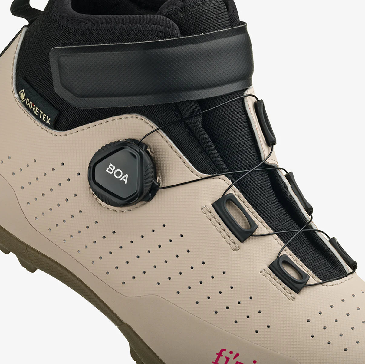 Sapatilhas de BTT de Inverno FIZIK TERRA ARTICA GTX X5 Bege/Preto