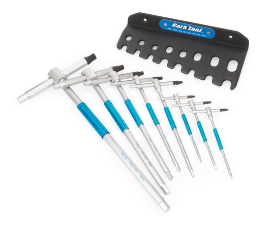 Park Tool THH-1, conjunto de chaves sextavadas com cabo em T deslizante e suporte de parede