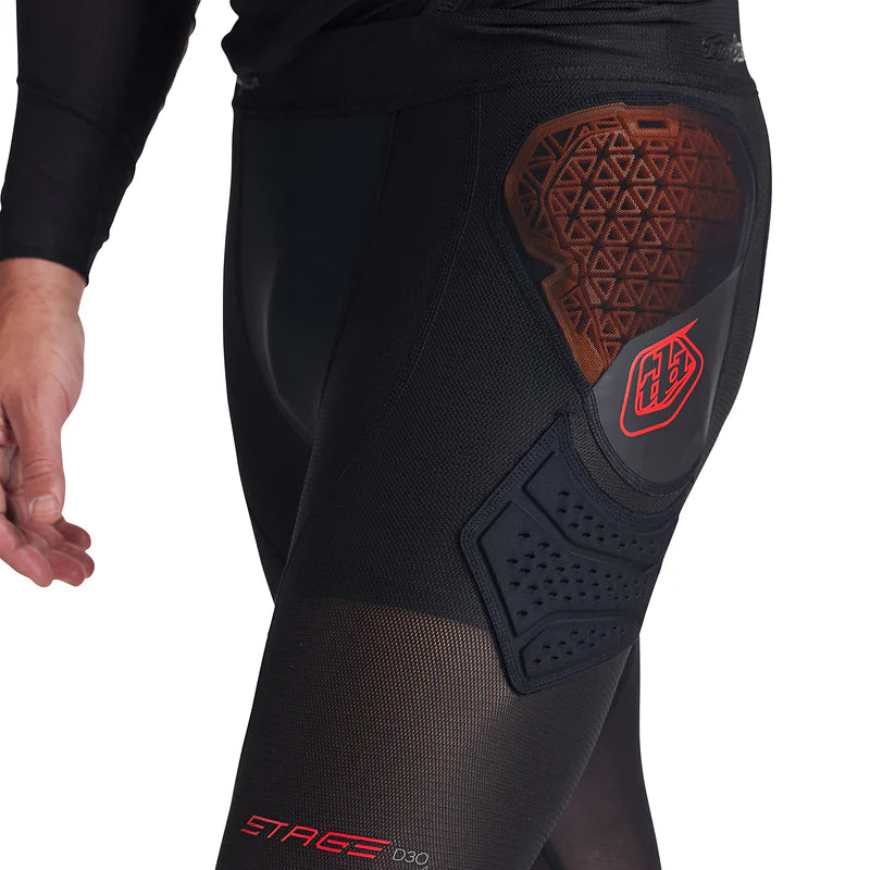 Cuecas de proteção TROY LEE DESIGNS STAGE GHOST D3O Preto 2026