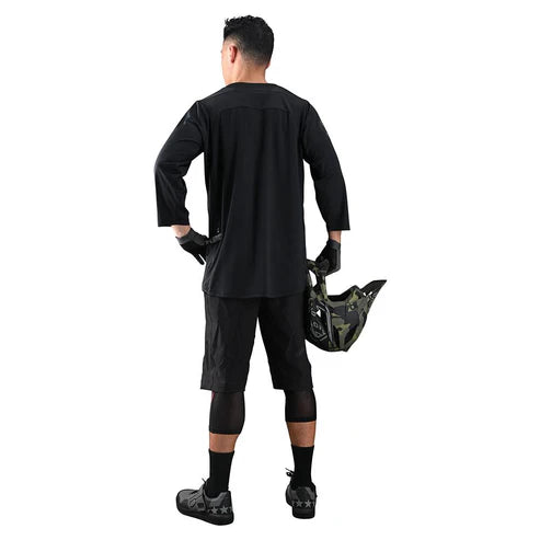 TROY LEE DESIGNS RUCKUS 3/4 Sleeve Jersey Preto