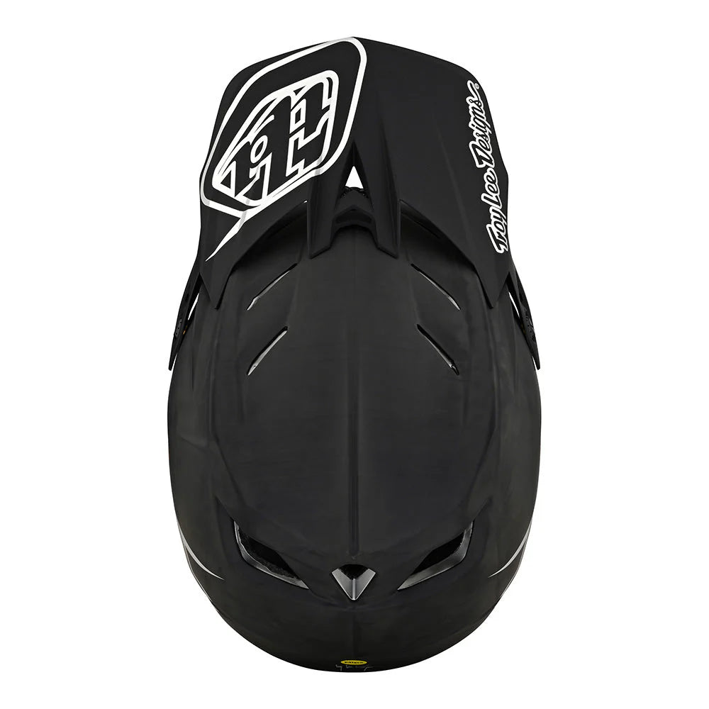 Capacete de BTT TROY LEE DESIGNS D4 CARBON MIPS Preto/Prata