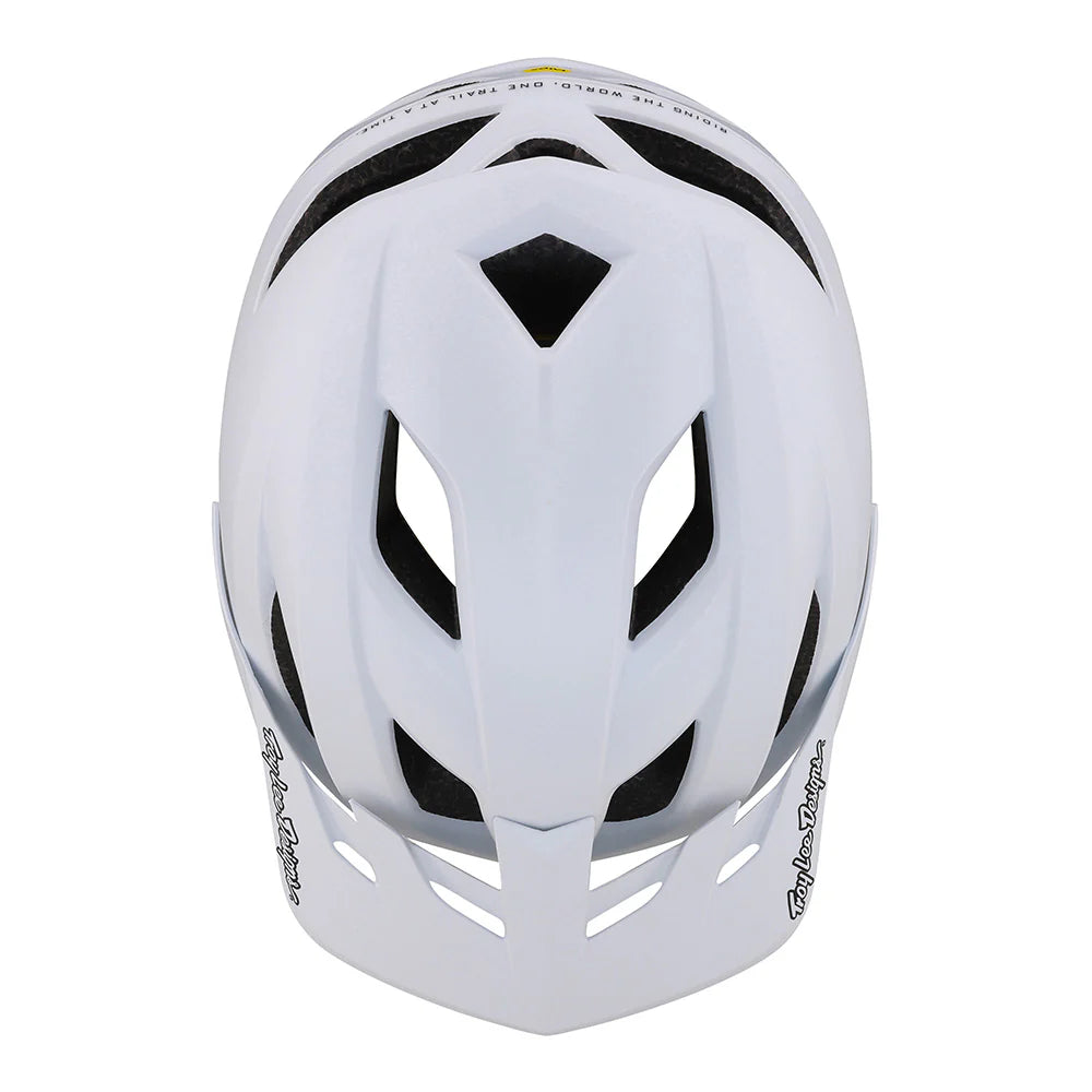 Capacete de BTT TROY LEE DESIGNS FLOWLINE ORBIT MIPS Branco