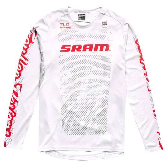 Jersey de manga comprida TROY LEE DESIGNS SPRINT SRAM Branco