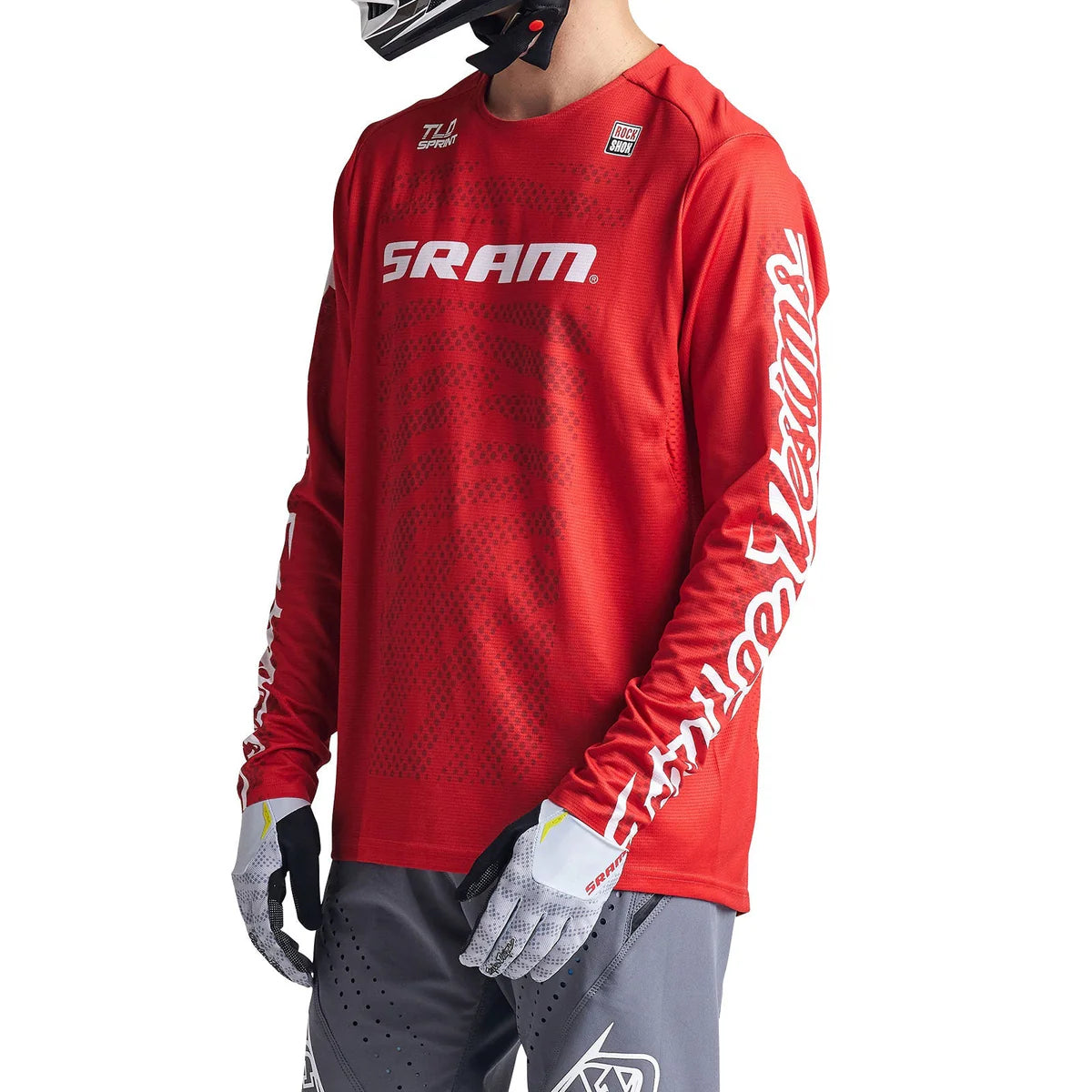 Jersey de manga comprida TROY LEE DESIGNS SPRINT SRAM Vermelho