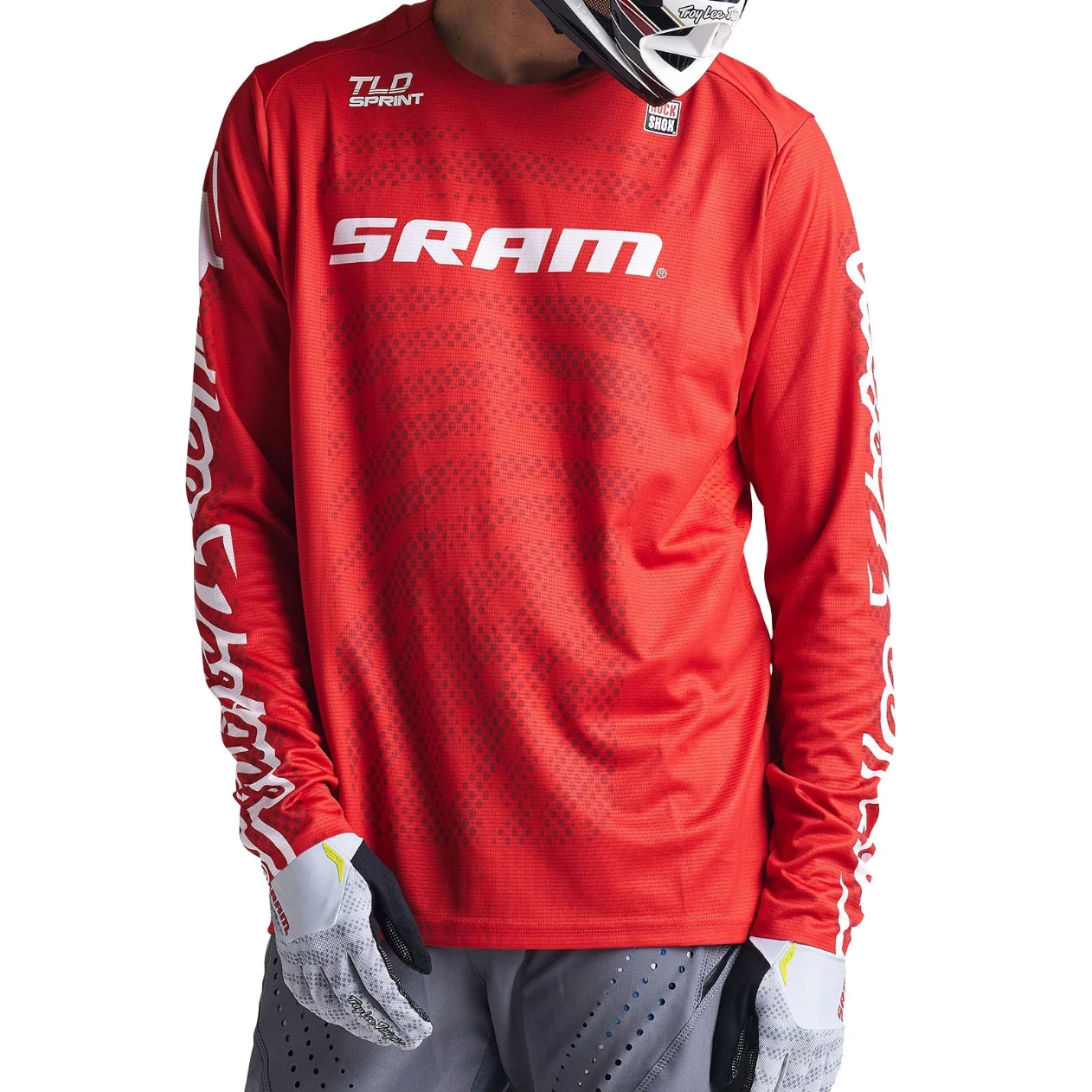 Jersey de manga comprida TROY LEE DESIGNS SPRINT SRAM Vermelho
