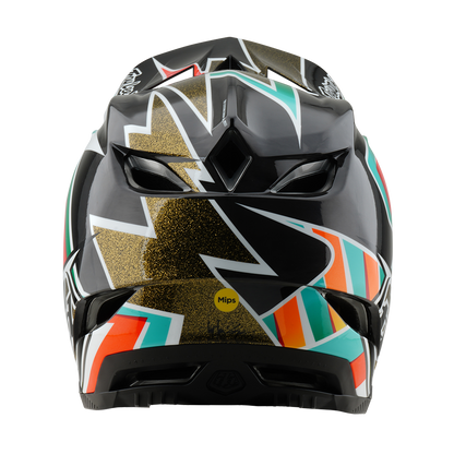 Capacete MTB TROY LEE DESIGNS D4 CARBON MIPS Frames Preto/Dourado