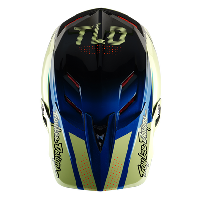 Capacete MTB TROY LEE DESIGNS D4 COMPOSITE MIPS Drip Amarelo