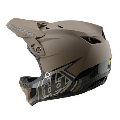 Capacete MTB TROY LEE DESIGNS D4 COMPOSITE MIPS Castanho