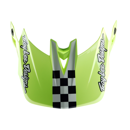 Capacete BTT TROY LEE DESIGNS D4 POLYACRYLITE MIPS FIFTY 50 Amarelo/Azul