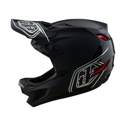 Capacete MTB TROY LEE DESIGNS D4 POLYACRYLITE MIPS SHADOW Preto