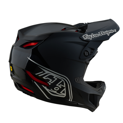 Capacete MTB TROY LEE DESIGNS D4 POLYACRYLITE MIPS SHADOW Preto