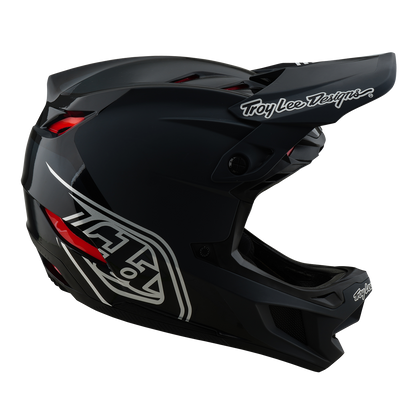 Capacete MTB TROY LEE DESIGNS D4 POLYACRYLITE MIPS SHADOW Preto