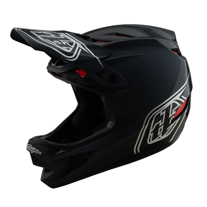 Capacete MTB TROY LEE DESIGNS D4 POLYACRYLITE MIPS SHADOW Preto