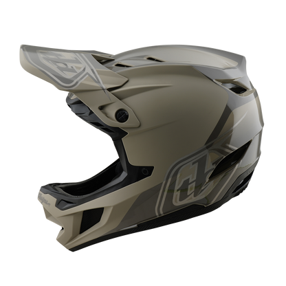 Capacete BTT TROY LEE DESIGNS D4 POLYACRYLITE MIPS SHADOW Kaki