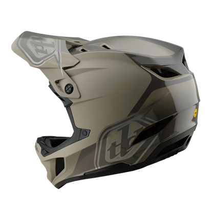 Capacete BTT TROY LEE DESIGNS D4 POLYACRYLITE MIPS SHADOW Kaki