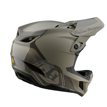 Capacete BTT TROY LEE DESIGNS D4 POLYACRYLITE MIPS SHADOW Kaki