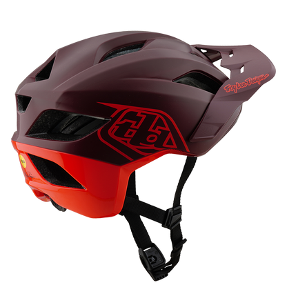 Capacete MTB TROY LEE DESIGNS FLOWLINE SE MIPS Bordô/Vermelho