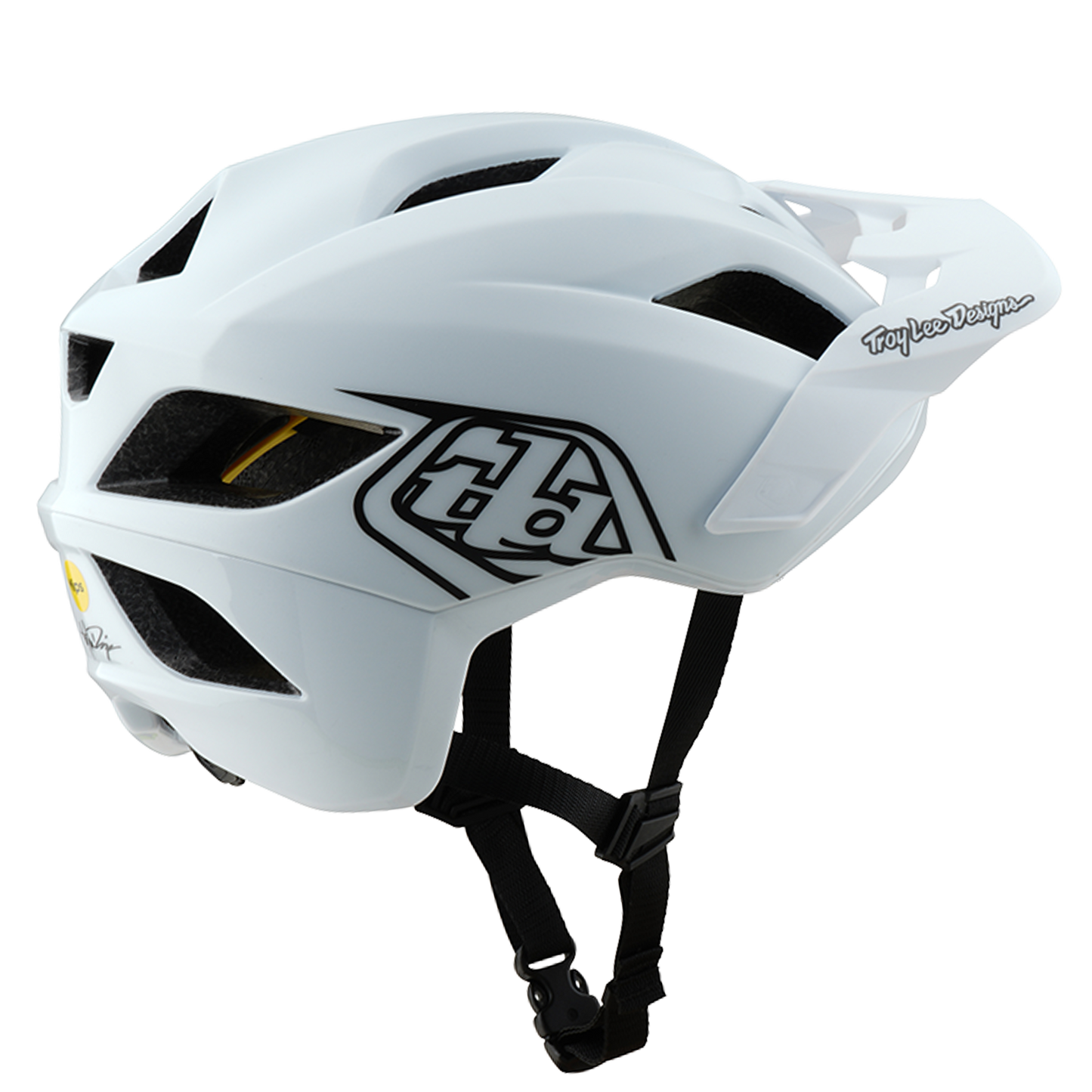 Capacete de BTT TROY LEE DESIGNS FLOWLINE POINT MIPS Branco 2025