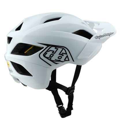 Capacete MTB TROY LEE DESIGNS FLOWLINE POINT MIPS Branco