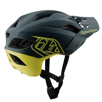 Capacete MTB TROY LEE DESIGNS FLOWLINE SE MIPS Cinzento/Amarelo