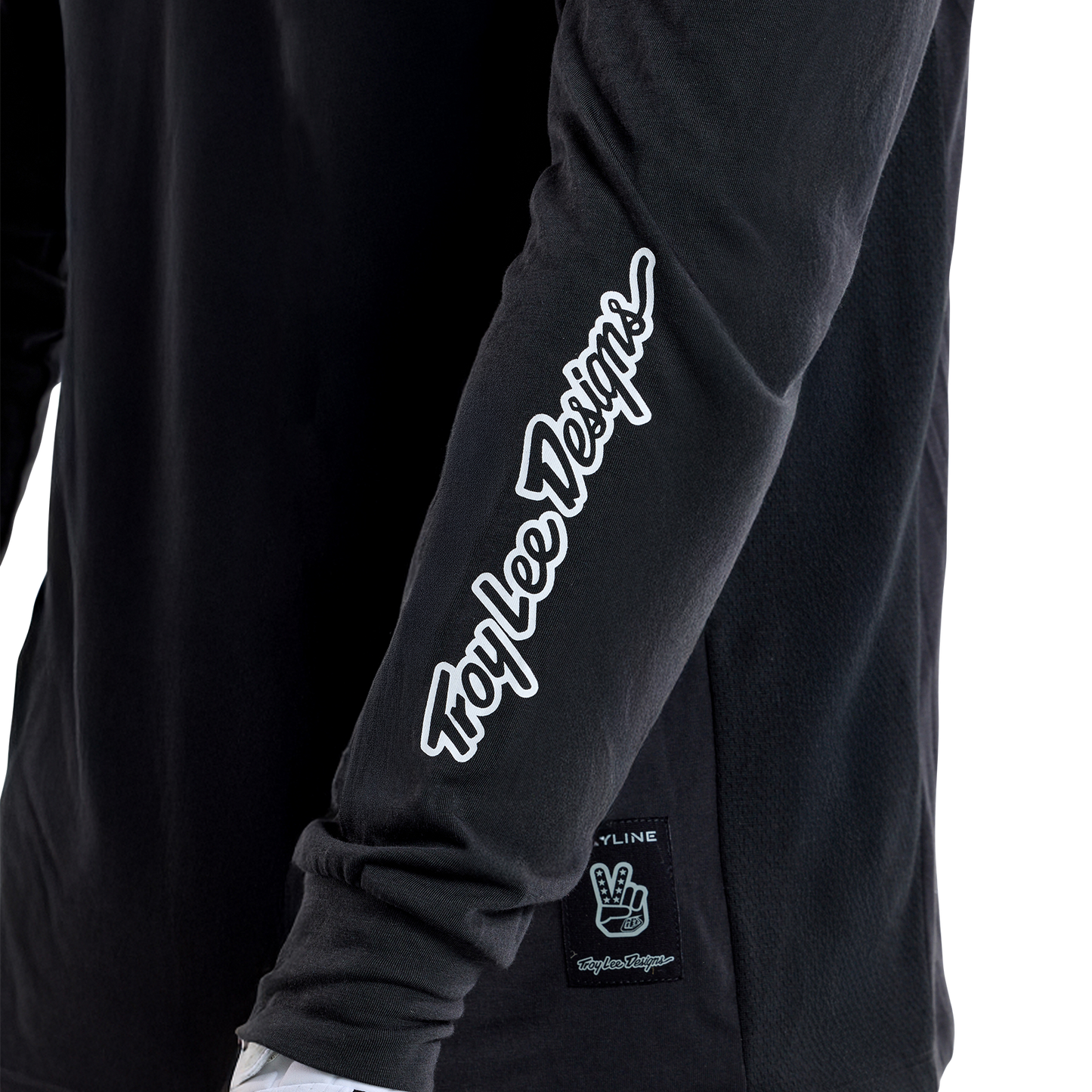 TROY LEE DESIGNS SKYLINE RIDE TEE SIGNATURE Jersey Manga comprida Preto 2025