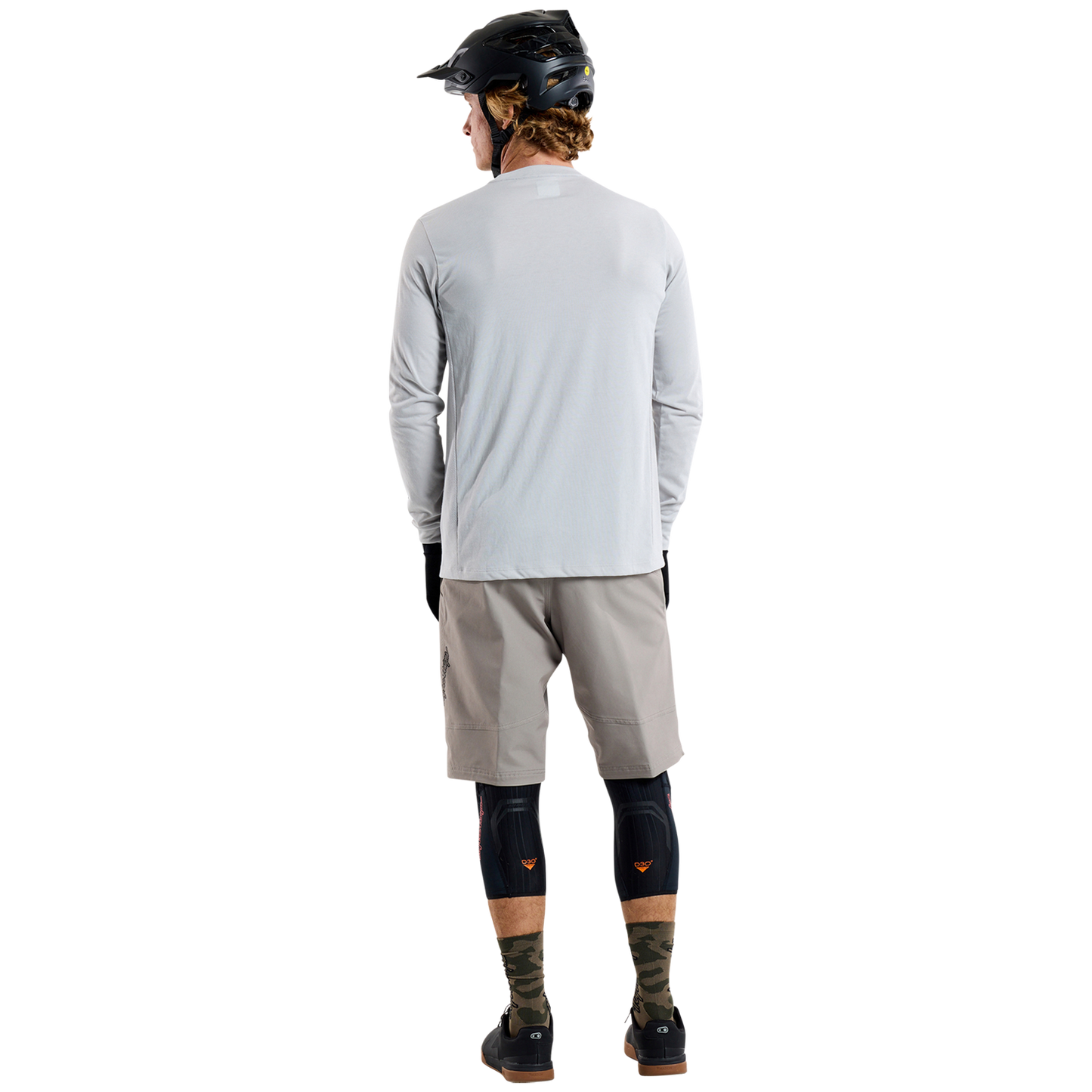 TROY LEE DESIGNS SKYLINE RIDE TEE SIGNATURE Jersey Manga comprida Cinzento 2025