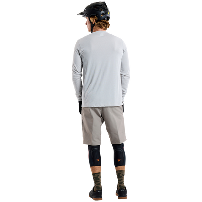 Maillot TROY LEE DESIGNS SKYLINE RIDE TEE SIGNATURE Mangas Compridas Cinzento