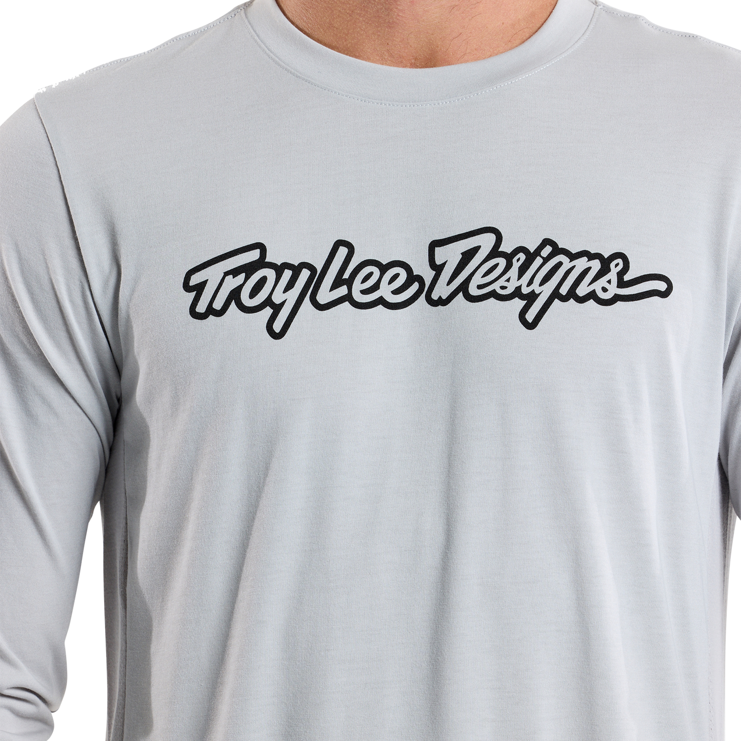 TROY LEE DESIGNS SKYLINE RIDE TEE SIGNATURE Jersey Manga comprida Cinzento 2025