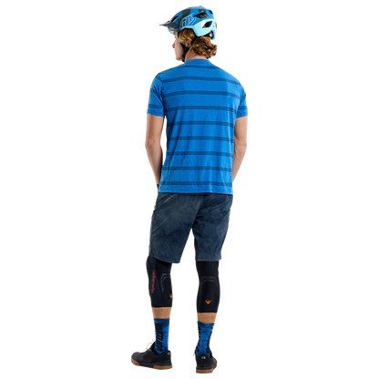 Camisola TROY LEE DESIGNS SKYLINE RIDE TEE WASH OUT Mangas Curtas Azul