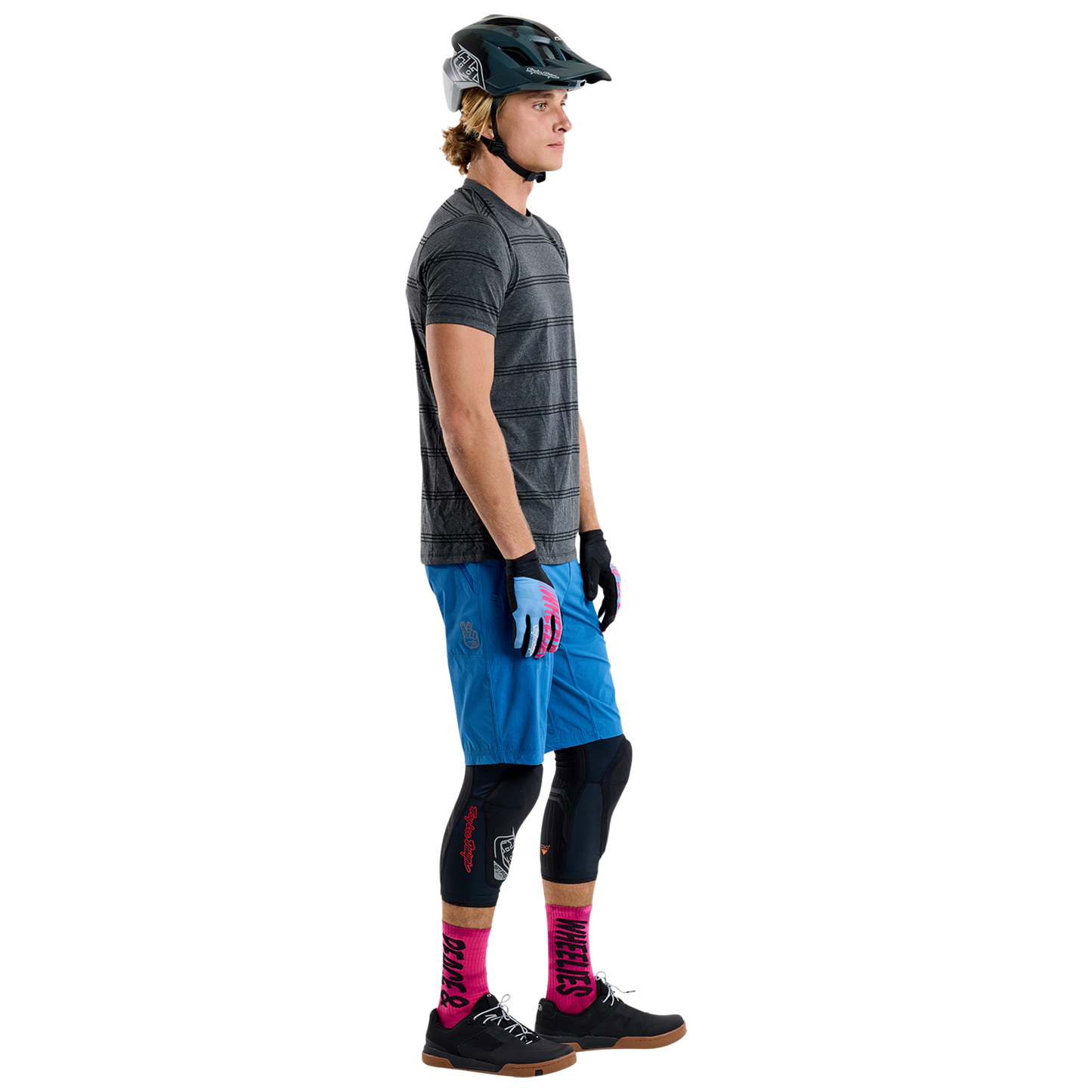 TROY LEE DESIGNS SKYLINE RIDE TEE WASH OUT Camisola de manga curta Cinzento 2025