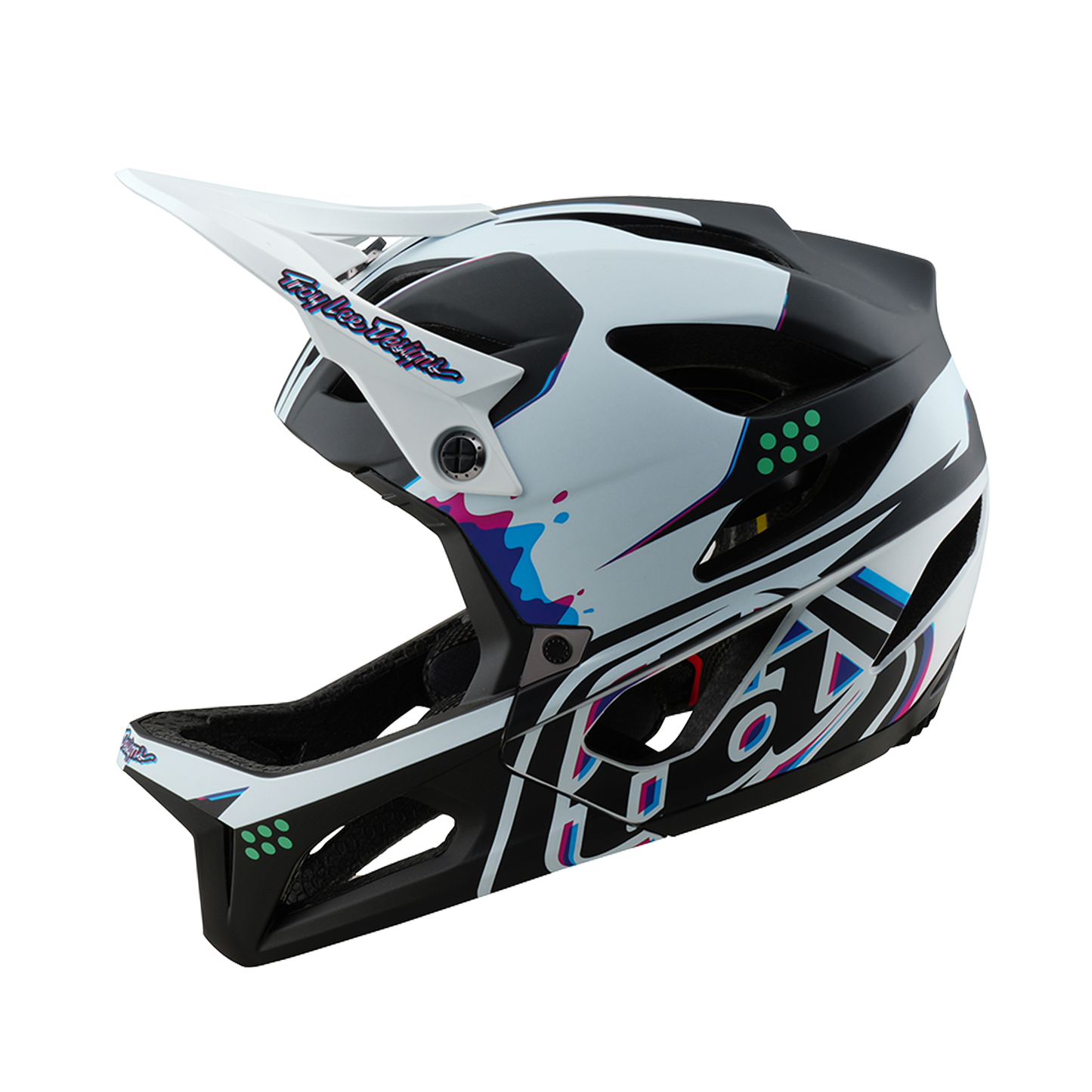 Capacete de BTT TROY LEE DESIGNS STAGE MIPS Preto/Branco