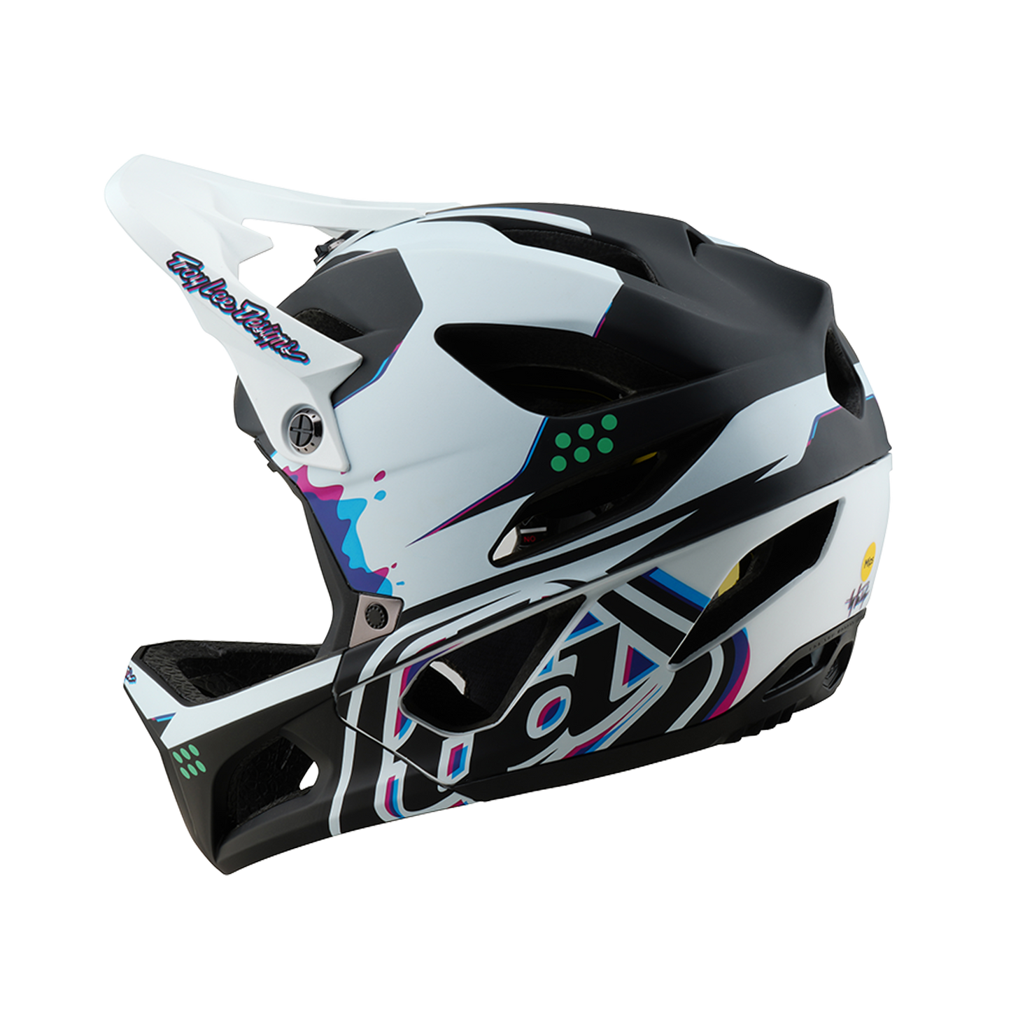 Capacete de BTT TROY LEE DESIGNS STAGE MIPS Preto/Branco