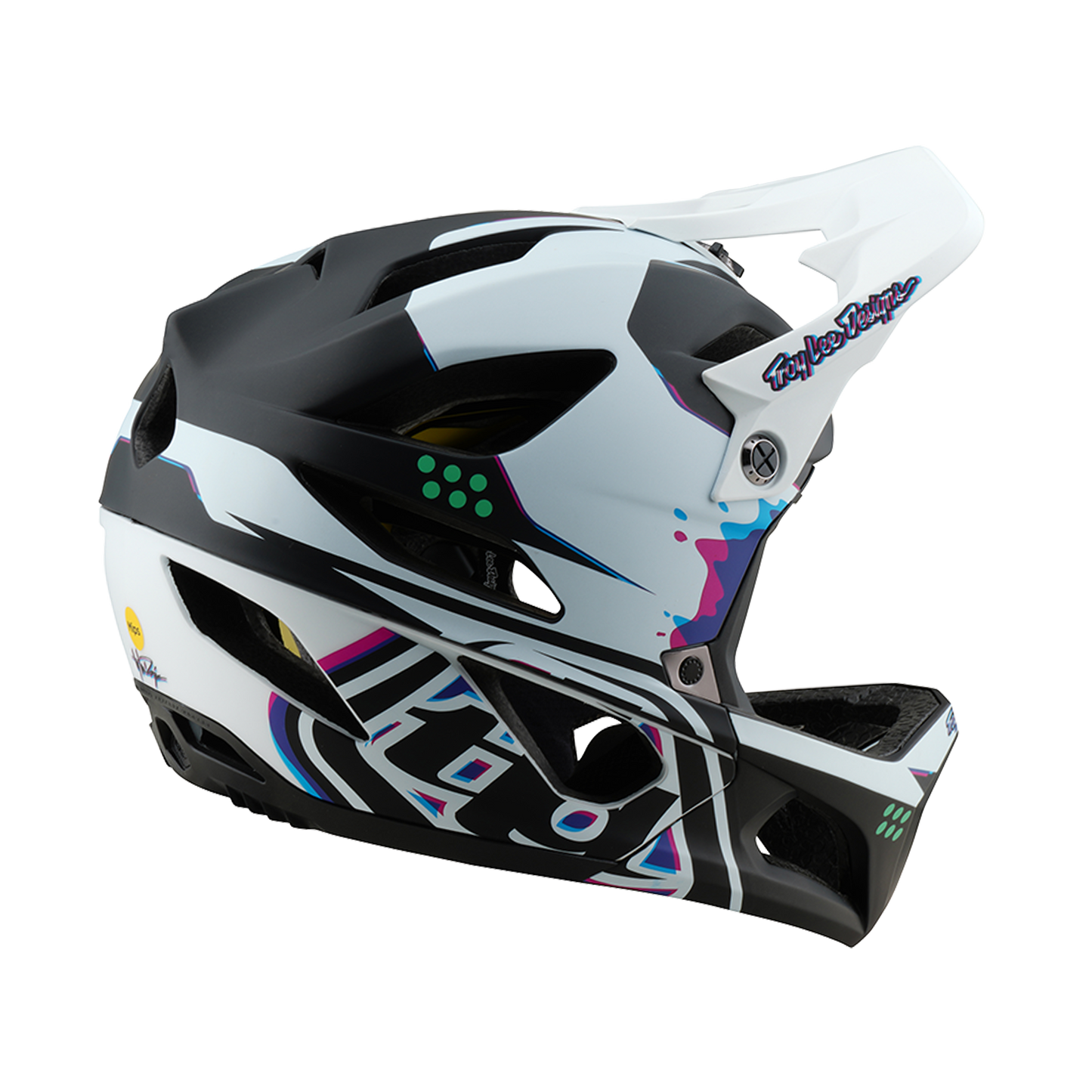 Capacete de BTT TROY LEE DESIGNS STAGE MIPS Preto/Branco