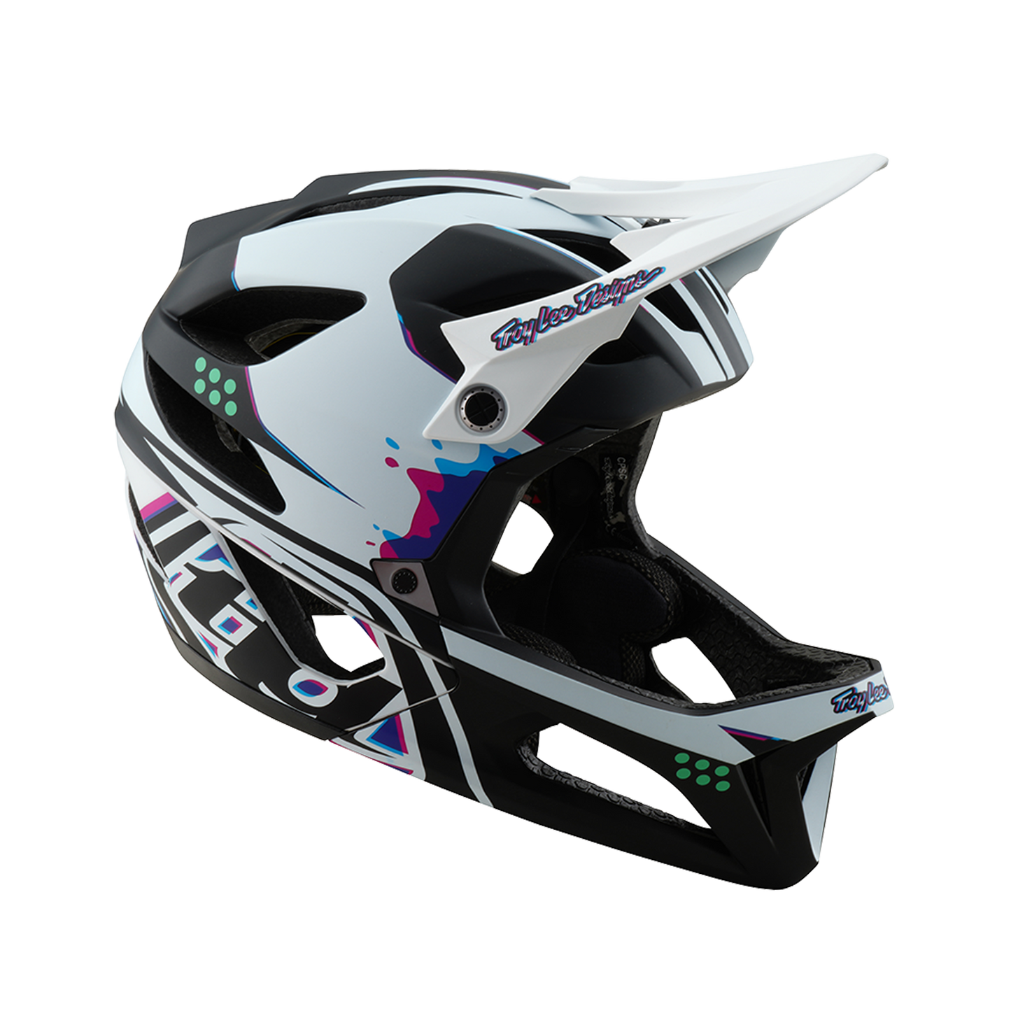 Capacete de BTT TROY LEE DESIGNS STAGE MIPS Preto/Branco